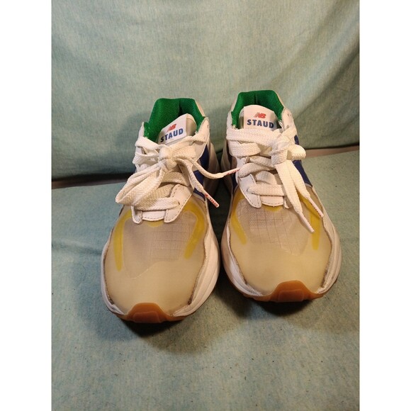 STAUD x New Balance 57/40 Sneakers Mens 8.5 White Blue Quartz Colored Laces main image 4